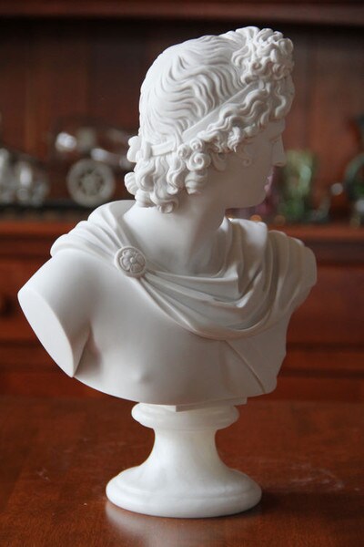Bust Apollo Belvedere Reproduction Leochares Statue Replica Sculpture